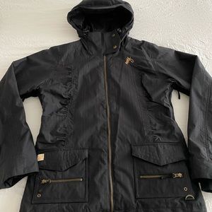 Black and gold Roxy ski jacket